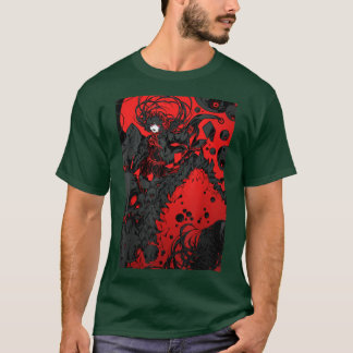 Anime Horror Aesthetic Scary Creepy Girl Japanese T-Shirt