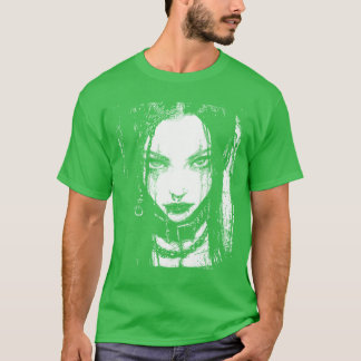 Anime Horror Girl Aesthetic I Waifu Japanese Otaku T-Shirt
