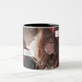 Anime 'Ich habe nicht viel Zeit' Zweifarbige Tasse (Mittel)