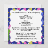 Anime Idol Party Celebration Einladung (Rückseite)