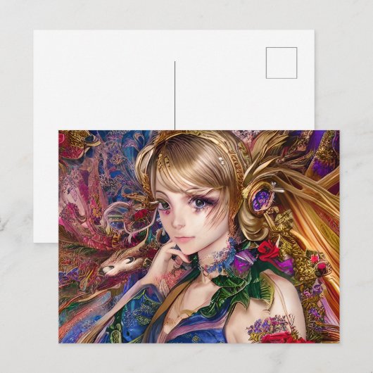 Anime im Palast Postkarte (Vorne/Hinten)