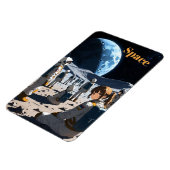 Anime im Weltraum Magnet (Linke Seite)