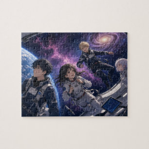 Anime im Weltraum Puzzle