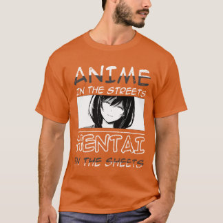 Anime Inhe Straßen Hentai Inhe Blätter Freunde T-Shirt