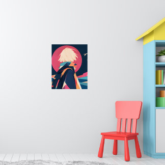 Anime-Inspirationsdruck Nr. 12 Stiller Reisender Poster