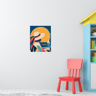 Anime-Inspirationsdruck Nr. 9 Jenseits des Blauen Poster