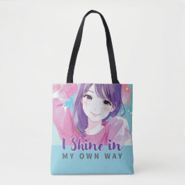 Anime-inspiriert Designtasche mit ausdrucksvollem  Tasche