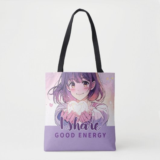 Anime-inspiriert Designtasche mit ausdrucksvollem  Tasche (Vorderseite)