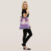 Anime-inspiriert Designtasche mit ausdrucksvollem  Tasche (Am Model)