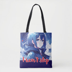 Anime-inspiriert Designtasche mit ausdrucksvollem  Tasche