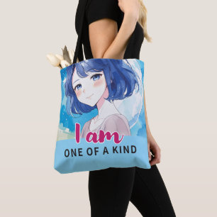 Anime-inspiriert Designtasche mit ausdrucksvollem  Tasche