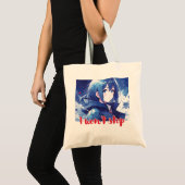 Anime-inspiriert Designtasche mit ausdrucksvollem  Tragetasche (Vorderseite (Produkt))