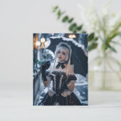 Anime-Inspiriert Gothic Kawaii Maid Postkarte (Stehend Vorderseite)