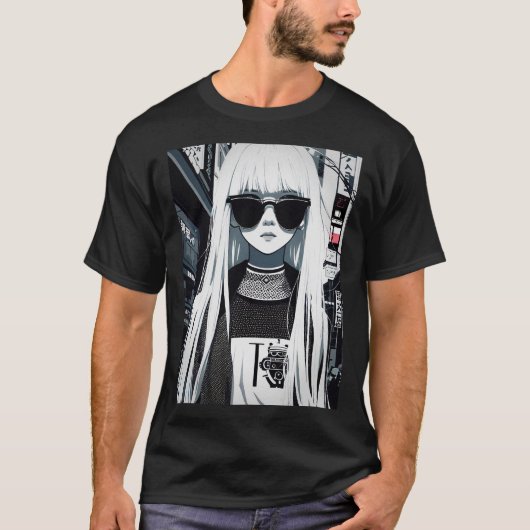 Anime Japanese Fashion Aesthetic Girl T-Shirt (Vorderseite)