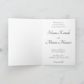 Anime Japanese Niedlich Wedding Einladung (Innenseite)