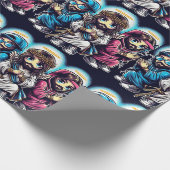 Anime Jesus Christ Geschenkpapier (Ecke)