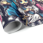 Anime Jesus Christ Geschenkpapier (Rolleneckpunkt)