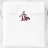 Anime Joy Quadratischer Aufkleber (Tasche)