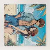 Anime-Junge Puzzle (Horizontal)