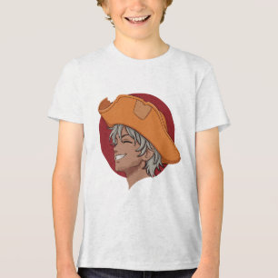 Anime-Jungen-Illustration Tri-Blend Shirt