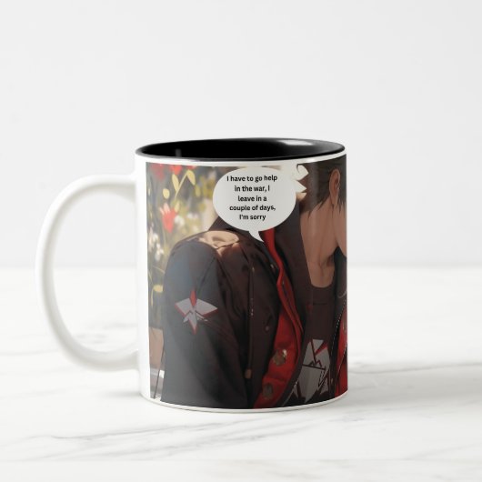 Anime "just hold me szene" zweifarbige tasse (Links)