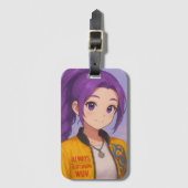 Anime K-Pop Idol Group | Original Manga-Style Pop  Gepäckanhänger (Vorderseite Vertikal)