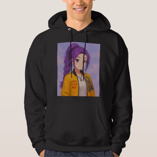 Anime K-Pop Idol Group | Original Manga-Style Pop  Hoodie (Vorderseite)