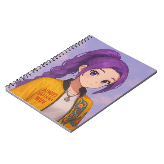 Anime K-Pop Idol Group | Original Manga-Style Pop  Notizblock (Linke Seite)