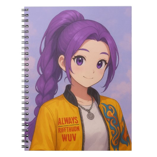 Anime K-Pop Idol Group | Original Manga-Style Pop Notizblock (Vorderseite)