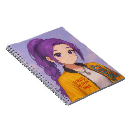Anime K-Pop Idol-Gruppe | Original Manga-Stil Pop  Notizblock
