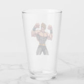 Anime-Kämpfer Glas (Rückseite)