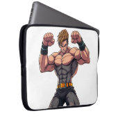 Anime-Kämpfer Laptopschutzhülle (Vorne Rechts)