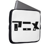 Anime Katakana Japanisch Laptopschutzhülle (Vorne Rechts)