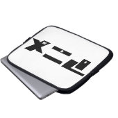 Anime Katakana Japanisch Laptopschutzhülle (Vorne Knopf)