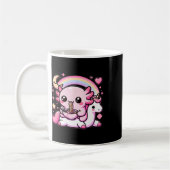 Anime Kawaii Axolotl Eating Ramen Noodles Kids T-S Kaffeetasse (Links)