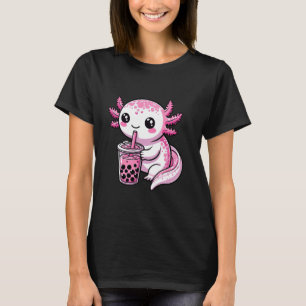 Anime Kawaii Axolotl Trinkt Bubble Boba Tee Kinder