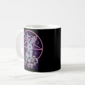 Anime Kawaii Baphomet Pastel Goth Emo Punk Jackalo Kaffeetasse (Vorderseite Links)
