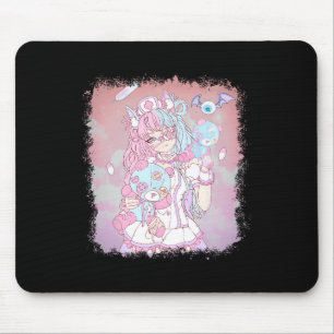 Anime Kawaii Girl Aesthetic Pastel Soft Waifu Japa Mousepad
