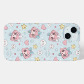 Anime Kawaii in Pastel Colors with Hearts and Star Case-Mate iPhone Hülle (Rückseite (Horizontal))