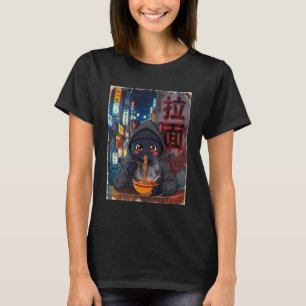 Anime Kawaii Katze Ramen Nudeln Japanisch Lustig G T-Shirt