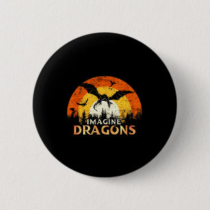 Anime Kawaii Mythische Fantasy Dragons Imagine Vin Button