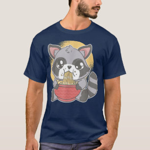 Anime Kawaii Raccoon Trash Panda Otaku Japan Niedl T-Shirt