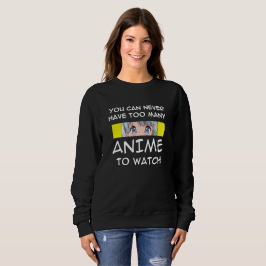 Anime kawaii saying for boys and girls sweatshirt (Vorne ganz)