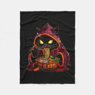 Anime Kids Cat Ramen Japanisch Kids Kawaii Cat Ram Fleecedecke