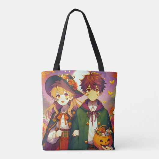 Anime Kid's in Halloween-Kostümen Tasche (Rückseite)