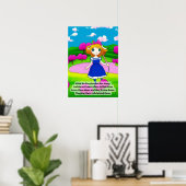Anime-Kinderzimmer-Rhyme kleiner Bop-Peep-heller S Poster (Heimbüro)