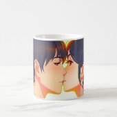 Anime Kiss | Neue Liebe Kaffeetasse (Mittel)