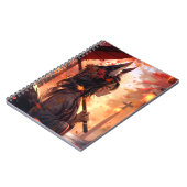 Anime Kitsune Girl Niedlich Fox Fantasy Art Notizblock (Linke Seite)