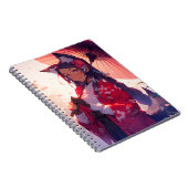 Anime Kitsune Girl Niedlich Fox Fantasy Art Notizblock (Rechte Seite)