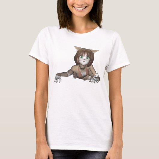 Anime Kitten Shirt (Vorderseite)